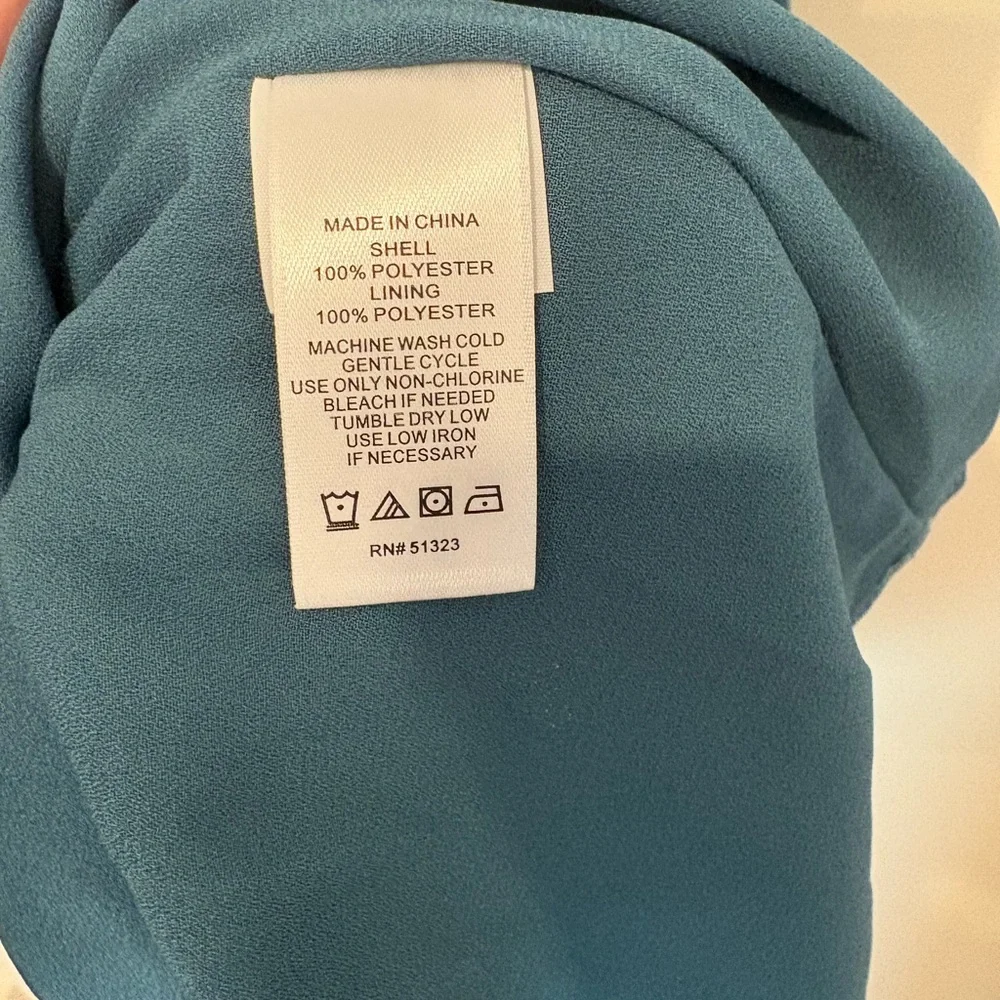 CeCe Teal Blue Mini Dress - Picture 4 of 10